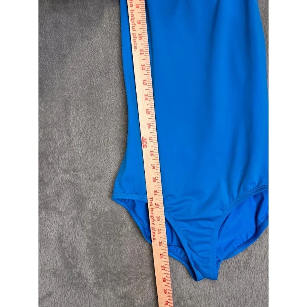 Nike Girls XL Blue Racerback One‎ Piece Swimsuit Athletic Training Swimwear